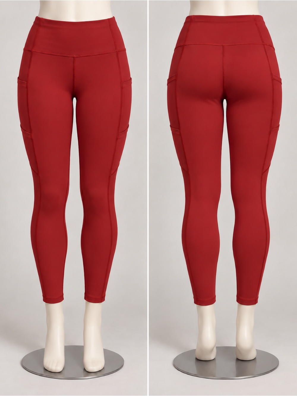 lululemon athletica Deep Red High-Rise Pocket Leggings